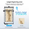 Kép 3/7 - TWO TREES TS2-20 Max 20W lézergravírozó – nagy pontosság, 6000mm/perc sebesség, APP vezérlés, 450x900mm