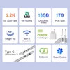 Kép 6/20 - Ninkear S14 laptop 14" 2.2K kijelzővel, Ryzen 7 7535HS, 16GB RAM, 1TB SSD, WiFi6, BT5.3, HDMI, LAN, Type-C, 5195mAh akkumulátor