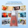 Kép 8/11 - LONGER Nano Pro 12W okos lézervágó forgató chuckkal és hosszabbító kittel, 120×330 mm munkaterület