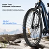 Kép 14/17 - Eleglide Mopride 3 elektromos kerékpár – 250W motor, 48V 12Ah akkumulátor, 29” gumik, 120 km hatótáv, hidraulikus fék, Shimano 7 sebesség