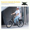 Kép 6/20 - Eleglide C2 elektromos kerékpár, 250W középmotor, 36V 13Ah akkumulátor, 26” gumi, 25 km/h, 100 km hatótáv, Shimano 7 sebesség