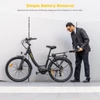 Kép 9/20 - Eleglide C2 elektromos kerékpár, 250W középmotor, 36V 13Ah akkumulátor, 26” gumi, 25 km/h, 100 km hatótáv, Shimano 7 sebesség