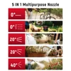 Kép 4/8 - KAIWEETS KPW-F1 hordozható elektromos magasnyomású mosó, 12L tartály, 5 az 1-ben fúvóka, 220 PSI, Type-C töltés, kempinghez, teraszhoz, biciklihez