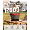 Kép 6/8 - KAIWEETS KPW-F1 hordozható elektromos magasnyomású mosó, 12L tartály, 5 az 1-ben fúvóka, 220 PSI, Type-C töltés, kempinghez, teraszhoz, biciklihez