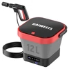 Kép 1/8 - KAIWEETS KPW-F1 hordozható elektromos magasnyomású mosó, 12L tartály, 5 az 1-ben fúvóka, 220 PSI, Type-C töltés, kempinghez, teraszhoz, biciklihez
