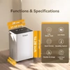 Kép 5/16 - Solayce PD16R-02EE páramentesítő 16L/nap, 3,2L víztartály, digitális kijelző, 50㎡ lefedettség, ideális hálóba, pincébe, garázsba, mosáshoz