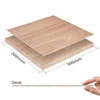 Kép 5/6 - Mecpow: 12× mahagóni + 12× diófa lap, 300×300×3 mm faanyag készlet barkácshoz