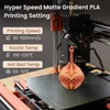 Kép 4/9 - 5kg ERYONE Gyors Nyomtatású Matt Gradiens PLA Filament – 2kg Arany & Piros + 2kg Barna & Khaki & Fehér + 1kg Sötétbarna & Sárga & Világosbarna