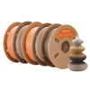 Kép 1/9 - 5kg ERYONE Gyors Nyomtatású Matt Gradiens PLA Filament – 2kg Arany & Piros + 2kg Barna & Khaki & Fehér + 1kg Sötétbarna & Sárga & Világosbarna