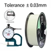 Kép 8/11 - ERYONE 1.75mm világító PLA 3D nyomtató filament, 1kg, fénylő hatású szál - zöld 