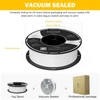Kép 4/5 - 5kg ERYONE PETG nyomtatószál csomag – 1kg fehér, 1kg szürke, 1kg piros, 2kg fekete filament 3D nyomtatóhoz