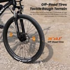 Kép 14/20 - Touroll U1 26” elektromos MTB terepkerékpár, 250W motorral, 36V 13Ah kivehető akkumulátorral, 65 km hatótávval, Shimano 21 sebességgel - fekete