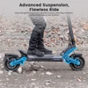 Kép 3/19 - Ausom DT2 Pro elektromos roller, 2×1100W motorral, 52V 23.4Ah akkumulátorral, 68 km/h sebesség, 115 km hatótáv, hidraulikus fékek, lengőkar felfüggesztés