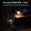 Kép 5/9 - FOSSiBOT F3600 Pro hordozható erőmű, 3840Wh LiFePO4 akkumulátor, 3600W kimenet, 2000W napelem-töltés, UPS, APP vezérlés