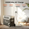 Kép 6/9 - FOSSiBOT F3600 Pro hordozható erőmű, 3840Wh LiFePO4 akkumulátor, 3600W kimenet, 2000W napelem-töltés, UPS, APP vezérlés