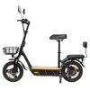 Kép 3/20 - KuKirin C1 Pro elektromos roller, 500W motor, 48V 26Ah akkumulátor, 100 km hatótáv, 14" kerék, összecsukható, hátsó ülés és kosár - fekete