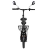 Kép 6/20 - KuKirin C1 Pro elektromos roller, 500W motor, 48V 26Ah akkumulátor, 100 km hatótáv, 14" kerék, összecsukható, hátsó ülés és kosár - fekete