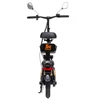 Kép 10/20 - KuKirin C1 Pro elektromos roller, 500W motor, 48V 26Ah akkumulátor, 100 km hatótáv, 14" kerék, összecsukható, hátsó ülés és kosár - fekete