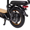 Kép 13/20 - KuKirin C1 Pro elektromos roller, 500W motor, 48V 26Ah akkumulátor, 100 km hatótáv, 14" kerék, összecsukható, hátsó ülés és kosár - fekete
