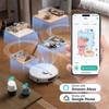 Kép 4/9 - Tesvor S8 Max robotporszívó 3 az 1-ben: porszívóz, söpör és felmos, 8000Pa erős szívóerő, LiDAR navigáció, önürítő 2.5L portartály, app vezérlés
