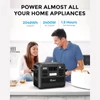 Kép 15/18 - FOSSiBOT F2400 hordozható erőmű + SP200 200W napelemes panel, 2048Wh LiFePO4 akkumulátor, 2400W napenergia generátor, gyors töltés 1,5 óra