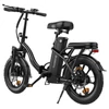 Kép 6/16 - ESKUTE D100 összecsukható elektromos kerékpár 250W motorral, 100 km hatótávval, 25 km/h sebességgel, 16” kerekekkel - fekete