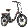 Kép 2/6 - Fafrees F20+ Pro összecsukható elektromos kerékpár, 250W motor, 100 km hatótáv, Shimano 7 sebesség – szatén fekete