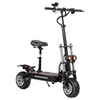 Kép 7/11 - BOYUEDA S3-11 Elektromos Roller, 2x3000W Motor, 85 km/h, 60V 38Ah Akku, 120 km hatótáv, 11" terepgumi, hidraulikus fék, lengéscsillapító, LED kijelző