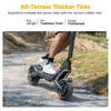 Kép 7/20 - Ausom L2 elektromos roller, 2×800W motorral, 48V 15,6Ah akkumulátor, 10" kerék, 55 km/h, 70 km hatótáv, tárcsafék, lengőkar felfüggesztés, LCD kijelző