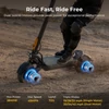 Kép 6/20 - Ausom F1 Max elektromos roller, 2×1400W motorral, 60V 20.8Ah akkumulátorral, 72 km/h sebesség, 100 km hatótáv, hidraulikus fékek, NFC & kódzár