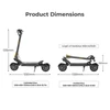 Kép 12/20 - Ausom F1 Max elektromos roller, 2×1400W motorral, 60V 20.8Ah akkumulátorral, 72 km/h sebesség, 100 km hatótáv, hidraulikus fékek, NFC & kódzár