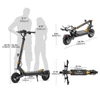 Kép 14/20 - Ausom L1 elektromos roller, 500W motor, 48V 15.6Ah akkumulátor, 70km hatótáv, ABE minősítés, 10" kerék, lengőkar felfüggesztés, NFC zár