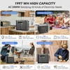 Kép 11/13 - Flashfish S25 hordozható erőmű 2000W, 1997Wh – kültéri generátor LED lámpával, LiFePO4 akkumulátorral, 1600W gyors töltéssel, UPS funkcióval