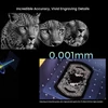 Kép 3/7 - Gweike G2 MAX 50W szálas lézer, 150x150mm, 5mm gravírozási mélység, 90+ szín, automata emelés
