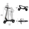 Kép 16/20 - Ausom L2 elektromos roller, 800W motor, 48V 15.6Ah akkumulátor, 10” kerék, 45km/h, 70km hatótáv, dupla tárcsafék, lengőkaros felfüggesztés, LCD kijelző