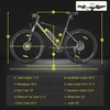 Kép 9/9 - Eleglide Mopride 1 Plus 29" elektromos kerékpár 250W motorral, 100 km hatótávval, Shimano 21 fokozat, APP - fekete