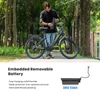 Kép 9/20 - Touroll MA1 elektromos kerékpár, 250W középmotor, 36V 13Ah akkumulátor, 26” kerék, 25 km/h, 110 km hatótáv, Shimano 7 sebesség
