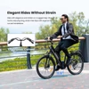 Kép 11/20 - Touroll MA1 elektromos kerékpár, 250W középmotor, 36V 13Ah akkumulátor, 26” kerék, 25 km/h, 110 km hatótáv, Shimano 7 sebesség