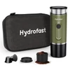 Kép 1/8 - Hydrofast PO-100 hordozható eszpresszó készítő, 20 bar nyomás, kapszulás és őrölt kávéhoz, vezeték nélküli, kompakt utazáshoz