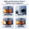 Kép 9/20 - SCULPFUN iCube Ultra Dual 12W+1.2W lézergravírozó – gyors, pontos, 150x135 mm munkaterület, beépített füstszűrő