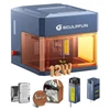Kép 1/20 - SCULPFUN iCube Ultra Dual 12W+1.2W lézergravírozó – gyors, pontos, 150x135 mm munkaterület, beépített füstszűrő
