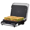 Kép 1/7 - BioloMix BCG02D 2000W elektromos kontakt grill, füstmentes, kivehető dupla lapokkal, LCD kijelzővel és digitális vezérléssel, 180°-ban nyitható
