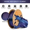 Kép 5/7 - 5kg ERYONE Burnt Titanium PLA szett (kék-lila, piros, zöld, kék, sötét arany – 5×1kg filament)