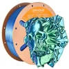 Kép 9/10 - 4kg ERYONE nagysebességű selyem dual-color PLA filament szett (piros-zöld, kék-zöld, kék-piros, lila-fekete)