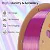 Kép 10/11 - 5kg ERYONE nagysebességű 4 színű selyem PLA filament – Twilight Glow, Metallic Frenzy, Royal Essence, Gorgeous Harmony, Aurora Dream
