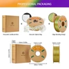 Kép 7/7 - ERYONE 3kg triplaszínű selyem PLA filament szett (3×1kg: zöld–lila–sárga, piros–lila–zöld, piros–kék–zöld)