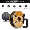 Kép 5/6 - ERYONE nagy sebességű PETG filament, 1kg – fekete 3D nyomtatóhoz