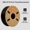 Kép 2/6 - ERYONE szénszál-erősített fekete ABS filament 1kg – nagy szilárdságú 3D nyomtató alapanyag