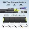 Kép 10/11 - FOSSiBOT SP110 110W hordozható, összecsukható napelem IP67, 26% hatásfokkal, USB/DC kimenetekkel szabadtéri kempinghez, lakóautóhoz