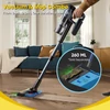 Kép 5/13 - Vactidy V12 vezeték nélküli porszívó, 50 000Pa szívóerő, 450W, 2 az 1-ben száraz-nedves takarítás, LED kijelző, 50 perc üzemidő